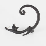 Single Piece Punk Style Cat Post Earring with Ear Cuff – Stylish Gifts — 6