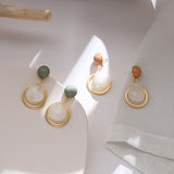 Fashion Simple French Morandi Earrings Femininity – Stylish Gifts — 3