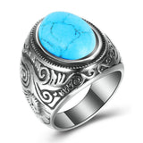 Men's Fashion Simple Personality Set Turquoise Ring – Stylish Gifts — 2