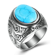 Men's Fashion Simple Personality Set Turquoise Ring – Stylish Gifts — 2