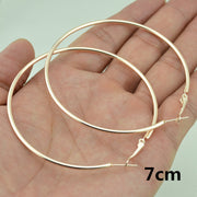 European And American Rose Gold Hoop Earrings – Thoughtful Gifts — 4