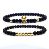 Micro Zircon Crown Bracelet Couple Bracelet – Jewelry Gift Ideas — 1
