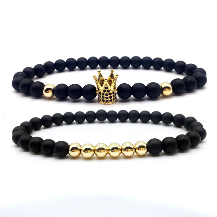 Micro Zircon Crown Bracelet Couple Bracelet – Jewelry Gift Ideas — 1