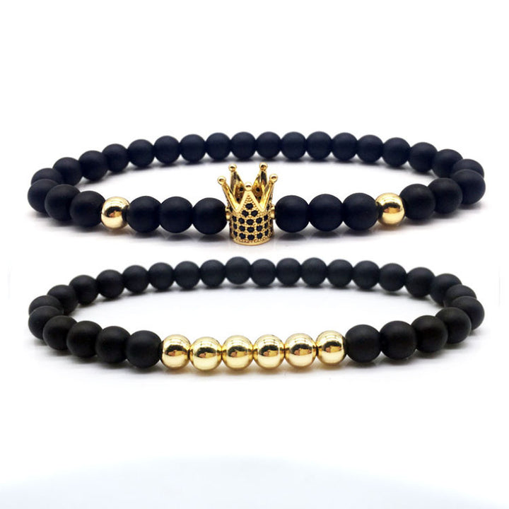 Micro Zircon Crown Bracelet Couple Bracelet – Jewelry Gift Ideas — 1