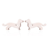 Hollow animal bantam stud earrings – Small Gift Ideas — 4