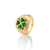 Simple Coin Ring Street Enamel Glaze Women's Ring – Gifts for Her — 7