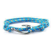 Fashion Anchor Fish Hook Bracelet Handmade Rope – Stylish Gifts — 3