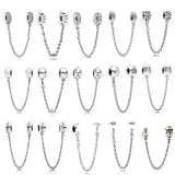 Logo Love Pentagram Bow Safety Chain Bracelet – Jewelry Gift Ideas — 1