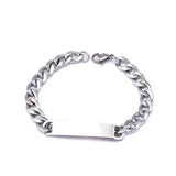 Stainless Steel Men's Bracelet Exquisite Curved – Jewelry Gift Ideas — 1