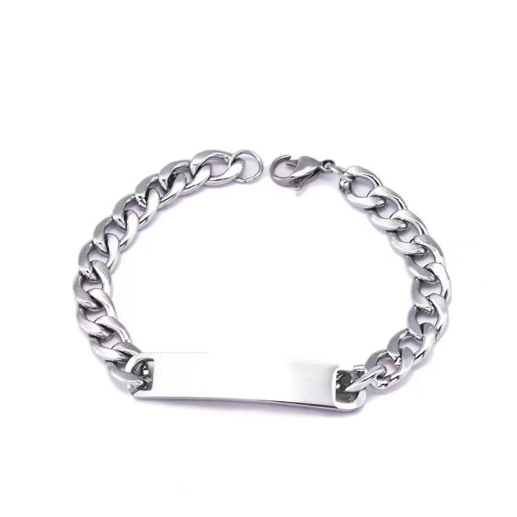 Stainless Steel Men's Bracelet Exquisite Curved – Jewelry Gift Ideas — 1