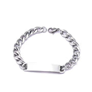 Stainless Steel Men's Bracelet Exquisite Curved – Jewelry Gift Ideas — 1