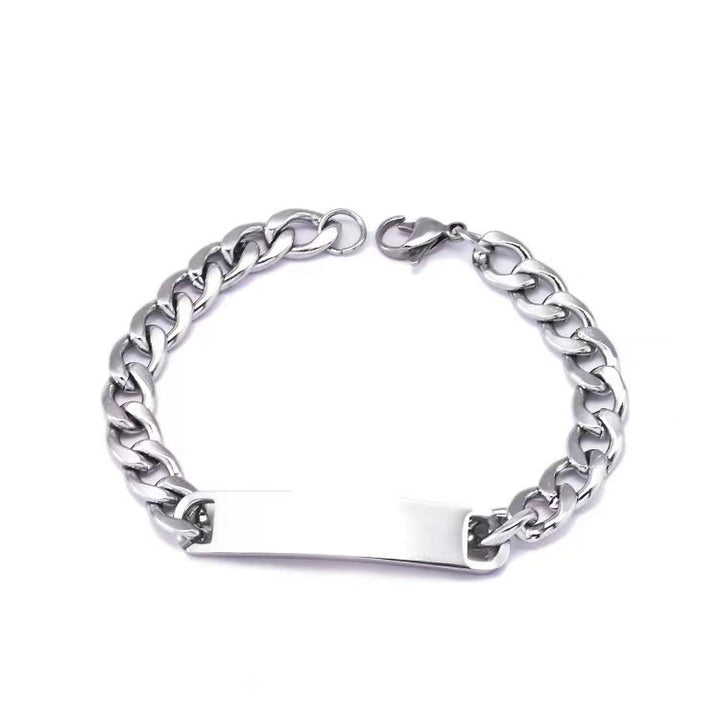 Stainless Steel Men's Bracelet Exquisite Curved – Jewelry Gift Ideas — 1