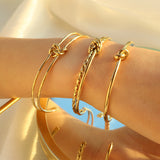Fashion Geometry Pattern Titanium Steel Bracelet – Stylish Gifts — 5