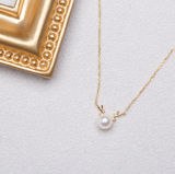 Pearl minimalist clavicle necklace s925 tremella – Jewelry Gift Ideas — 7