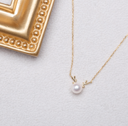 Pearl minimalist clavicle necklace s925 tremella – Jewelry Gift Ideas — 7