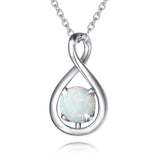 Birthstone Octagonal Pendant Sterling Silver – Jewelry Gift Ideas — 3