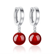 Medium Length Earrings Shambhala Full Diamond Ball – Unique Gift Ideas — 3
