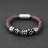 Men's Leather Woven Bracelet Leather Bracelet – Jewelry Gift Ideas — 1