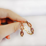 Fashion All-Match Color Painting Oil Ear Hoop Earrings – Stylish Gifts — 2