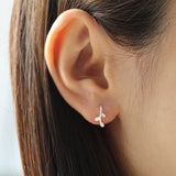 S925 Silver Leaf Stud Earrings – Thoughtful Gifts — 5
