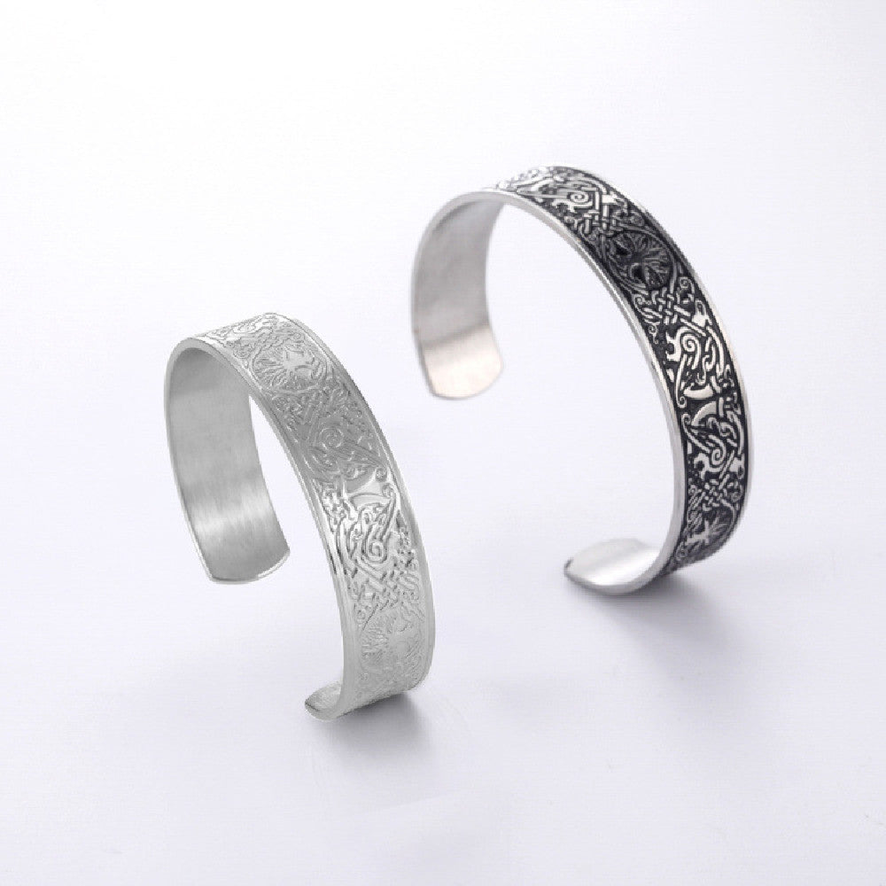 Plant Small Tree Stainless Steel Bracelet – Jewelry Gift Ideas — 1