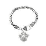 Cartoon animal footprints paw print pendant – Jewelry Gift Ideas — 1