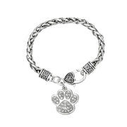 Cartoon animal footprints paw print pendant – Jewelry Gift Ideas — 1