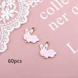 Stay Cute Alloy Dripping Oil Rabbit Pendant – Jewelry Gift Ideas — 4
