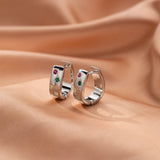 Personalized Multi-color Square Zircon Earrings – Surprise Gifts — 6