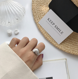 925 sterling silver shell ring – Birthday Gifts — 1