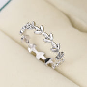 Fashion Rose Gold Rattan Leaf Ring – Stylish Gifts — 5