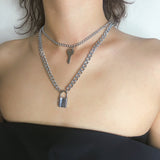 Vintage key lock pendant necklace – Jewelry Gift Ideas — 4