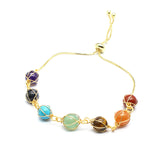 Women's Natural Stone Hand Weaving Bracelet – Jewelry Gift Ideas — 12