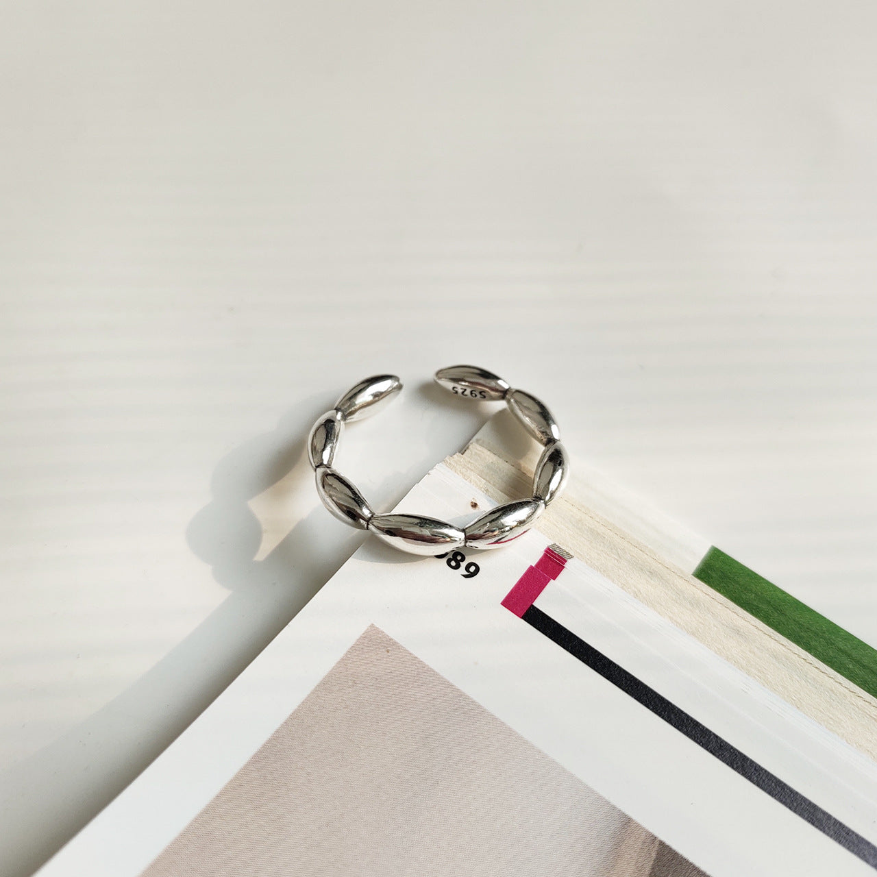 Sterling Silver Olive Ring Band – Practical Gifts — 1