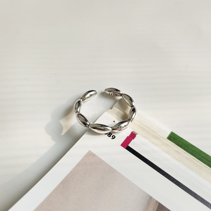 Sterling Silver Olive Ring Band – Practical Gifts — 1