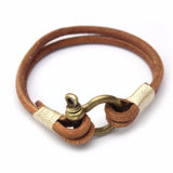 Horseshoe Bracelet Leather Bracelet – Jewelry Gift Ideas — 1