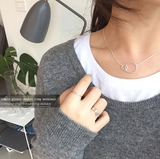 Geometric simple size ring necklace – Jewelry Gift Ideas — 7