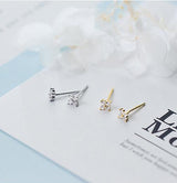 S925 silver flower earrings – Special Occasion Gifts — 1