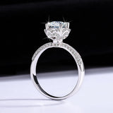 Sterling Silver Moissanite Bridal Bouquet Ring – Gift Ideas — 3