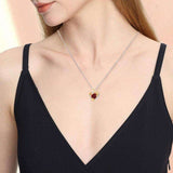 Fashion New Heart Rose Necklace – Jewelry Gift Ideas — 1