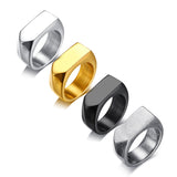Stainless Steel Men's Ring Can Be Engraved – Gifts for Him — 3