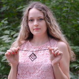 Multi-layer square long necklace – Jewelry Gift Ideas — 7