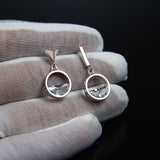 Zircon asymmetrical earrings – Gift Ideas — 2