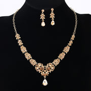 Diamond-encrusted Necklace And Earrings Set – Jewelry Gift Ideas — 7