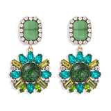 Floral Round Fancy Colored Diamond Earrings Set – Stylish Gifts — 3
