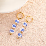 Vintage Hand Painted Blue And White Ceramic Beaded – Stylish Gifts — 18