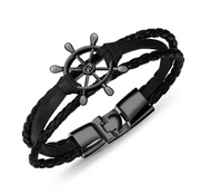 Alloy Leather Charm Bracelets – Jewelry Gift Ideas — 10