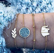 Bead Chain Bracelet Set Anklet – Jewelry Gift Ideas — 20