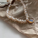 Vintage French Palace Pearl Pendant Clavicle – Jewelry Gift Ideas — 5