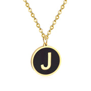 Golden English alphabet pendant – Jewelry Gift Ideas — 17